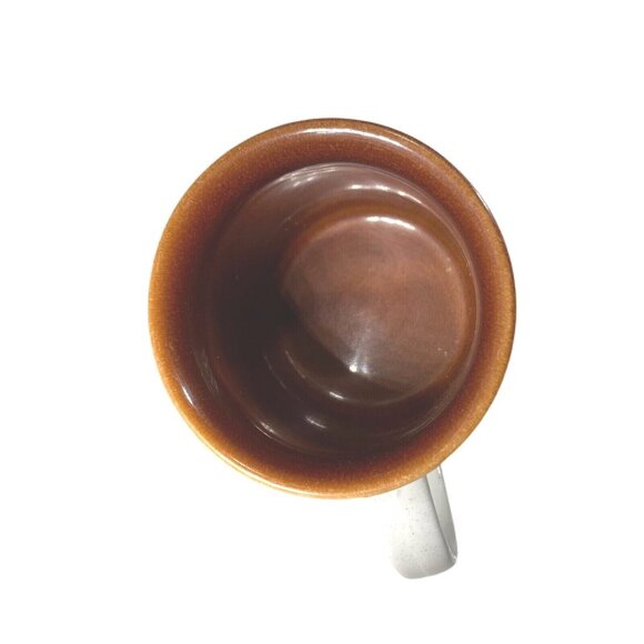 Vintage Eagle Flight Mountain Forest Trees Coffee Cup Mug Embossed American Bird - Picture 5 of 6